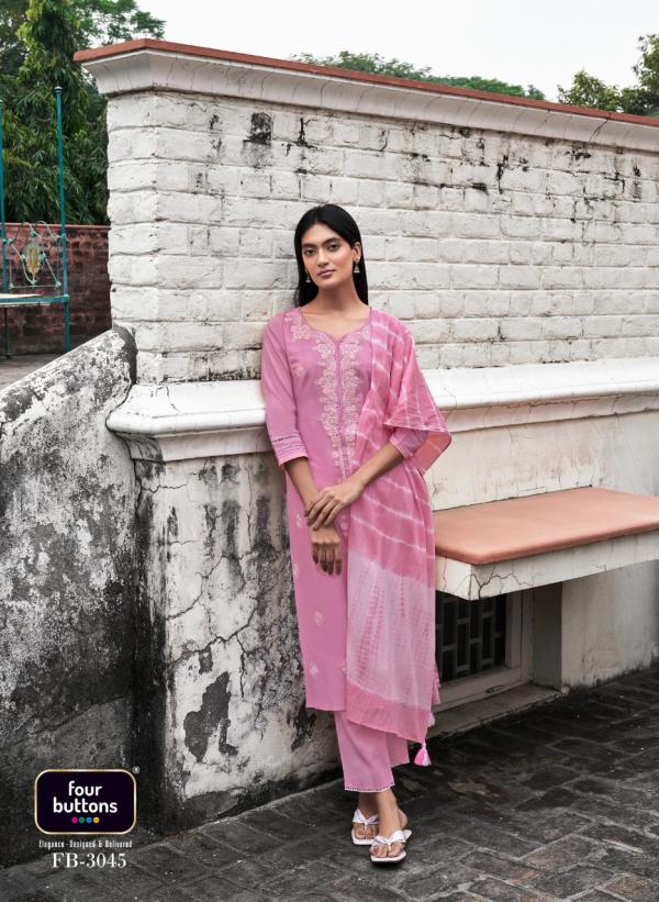 Four Buttons Fanaa Fancy Cotton Designer Exclusive Readymade Suit Collection